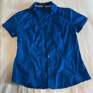 Express Women’s Casual Blue Button-Down Shirt- Size S